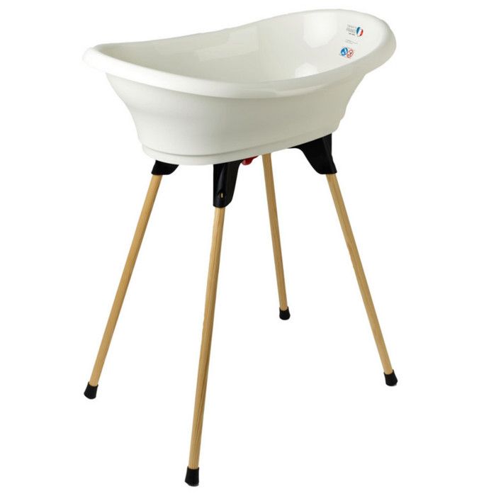 Pack baignoire THERMOBABY VASCO 5 en 1 Blanc muguet - Fabriqué en France