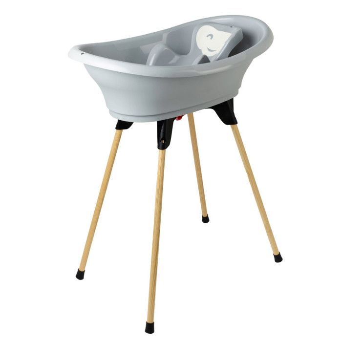 THERMOBABY Pack baignoire VASCO 5 en 1 Gris charme - Fabriqué en France