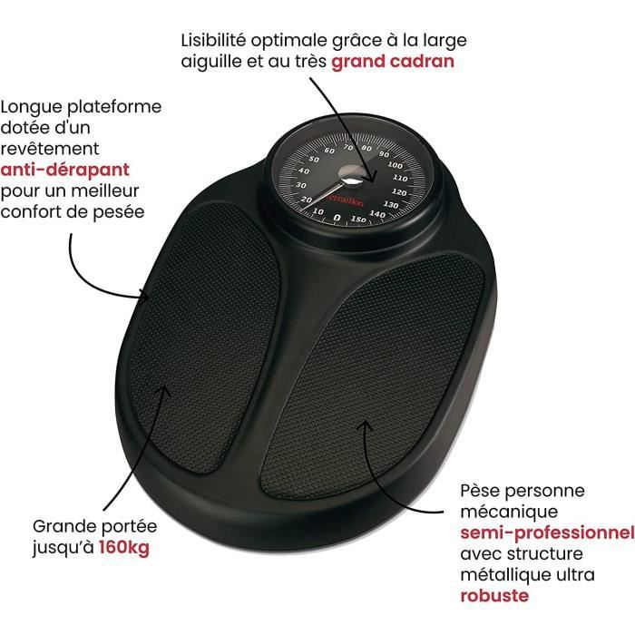 Pese Personne TERRAILLON T-pro Plus - mécanique - Semi-Professionnel - Revetement Anti-Dérapant