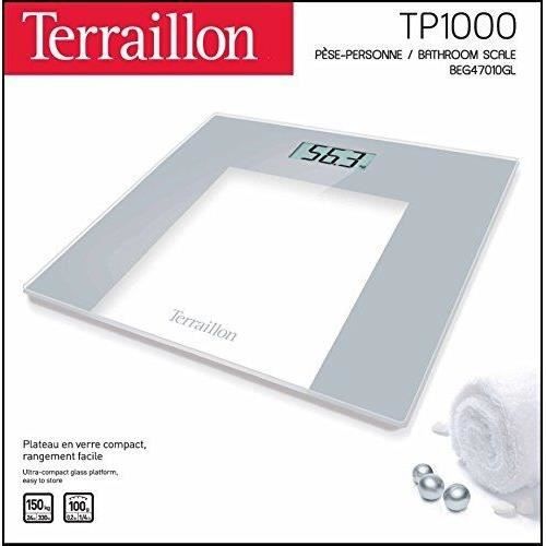 Pese Personne électronique TERRAILLON TP 1000 - Ultra-Plat - Marche/Arret Automatique