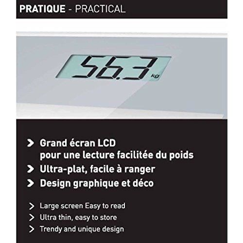 Pese Personne électronique TERRAILLON TP 1000 - Ultra-Plat - Marche/Arret Automatique