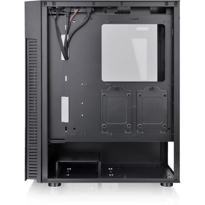 Boîtier PC Moyen Tour sans alim - THERMALTAKE View 200 TG ARGB (Noir) - ATX/Micro ATX - 3x120mm A-RGB - USB 3.0/2.0 - Verre trempé