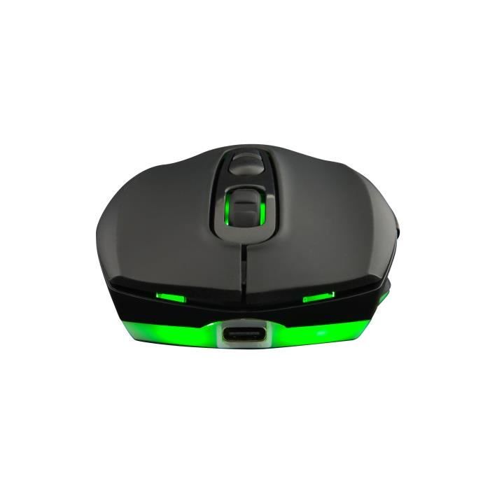 Souris Gamer sans fil - The G-Lab - KULT-KRYPTON - Noir