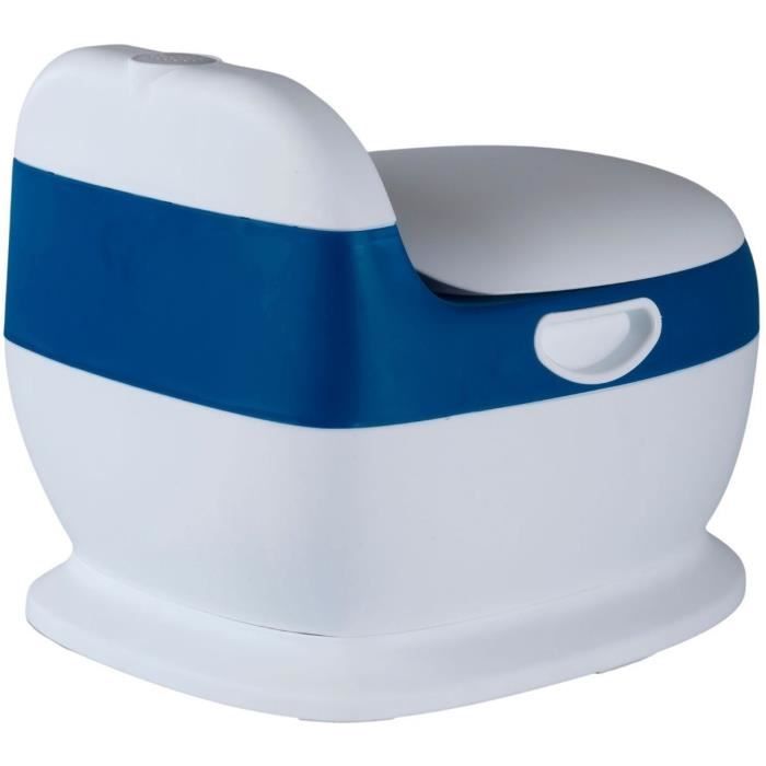 Mini toilette - THERMOBABY - Bleu - Confortable avec bruit de chasse d'eau