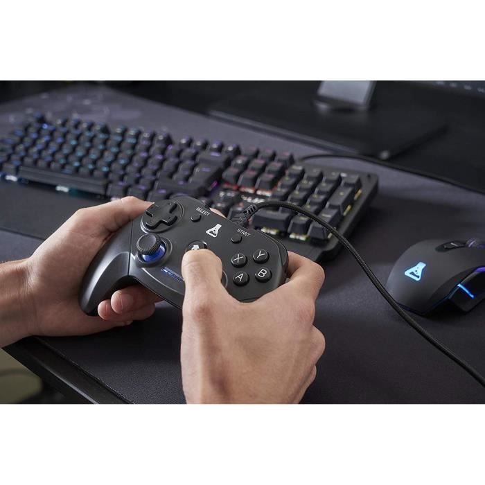 Manette Gamer - The G-Lab - K-PAD THORIUM - Filaire - PC & PS3 - Noir