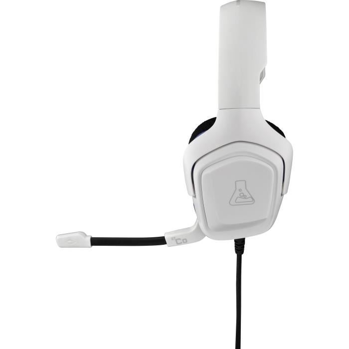 Casque Gamer Filaire - The G-Lab - KORP COBALT - Microphone - PC/PS4/Xbox One - Blanc