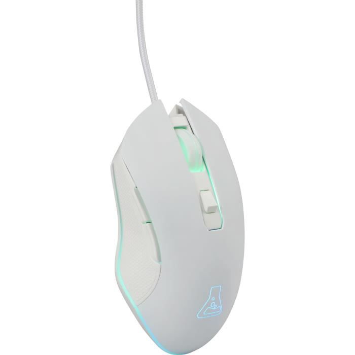 Souris Gamer filaire - THE G-LAB - KULT HELIUM - Blanc