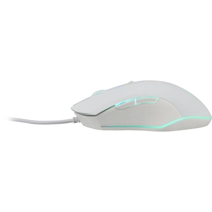 Souris Gamer filaire - THE G-LAB - KULT HELIUM - Blanc