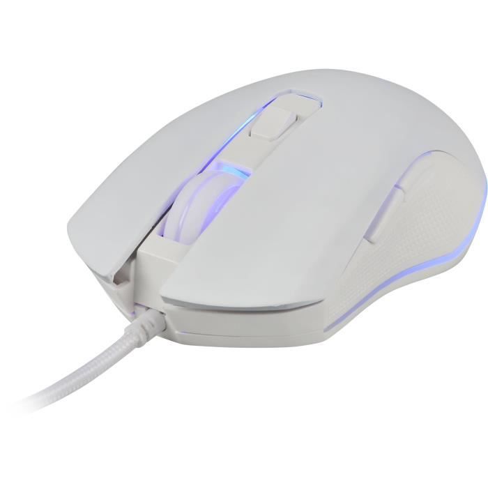 Souris Gamer filaire - THE G-LAB - KULT HELIUM - Blanc