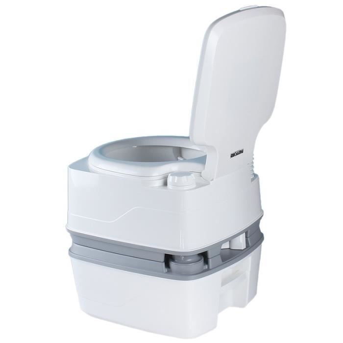 WC Chimique Portable - THETFORD - Porta Potti Qube PP 165 - Capacité 21L - 15L - Gris