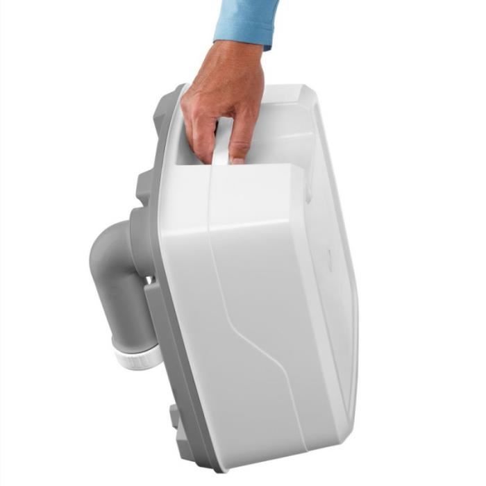 WC Chimique Portable - THETFORD - Porta Potti Qube PP 165 - Capacité 21L - 15L - Gris