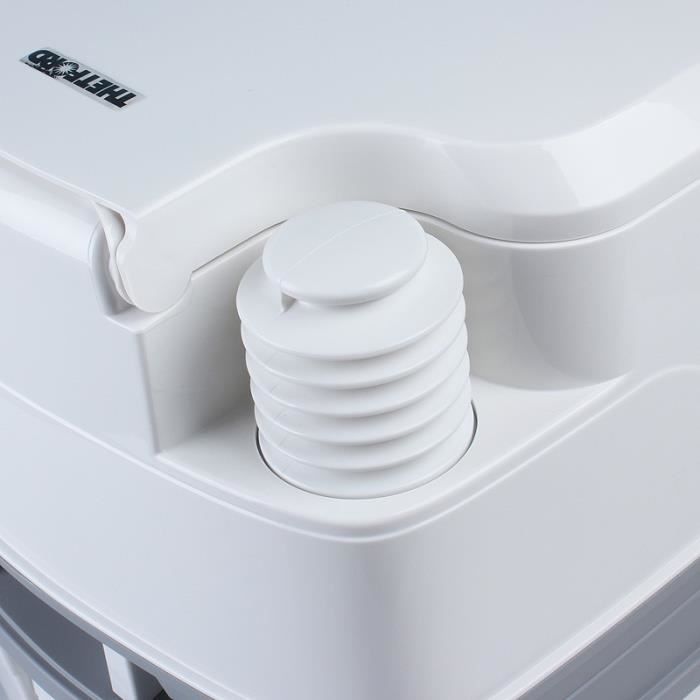 WC Chimique Portable - THETFORD - Porta Potti Qube PP 165 - Capacité 21L - 15L - Gris