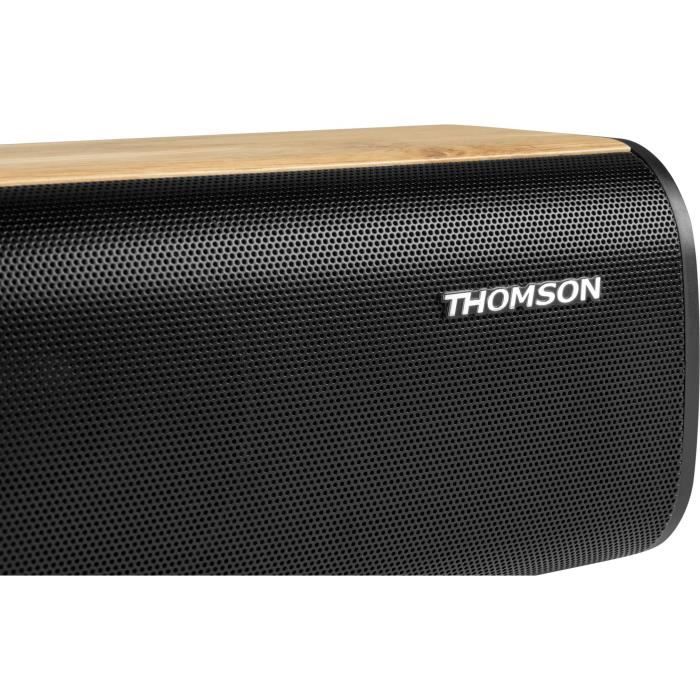 Barre de son Bluetooth THOMSON SB402BT - Bluetooth 5.0 - USB - Finition bois