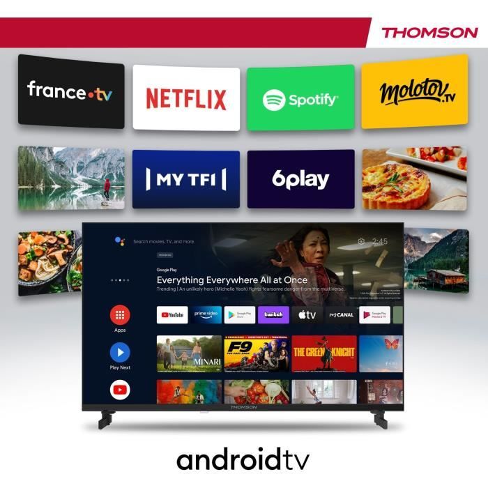 TV LED Thomson 55QA2S13 QLED 139cm 4k Android TV