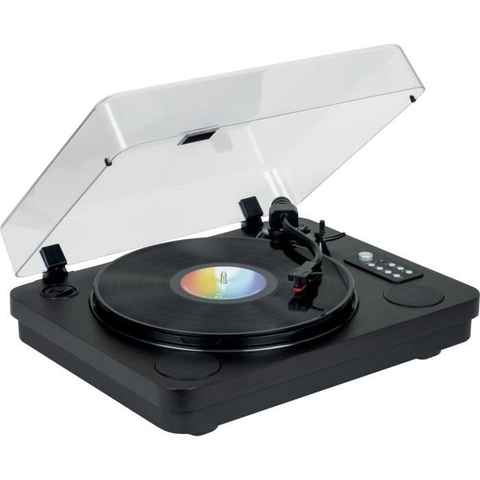 Platine vinyle Bluetooth - THOMSON - TT650BT - Enregistrement USB - 2 haut-parleurs - Noir