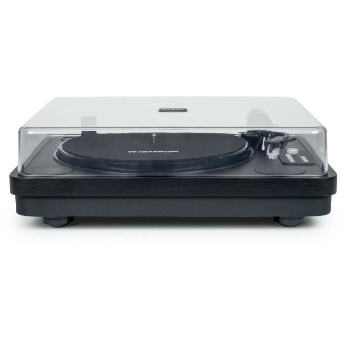 Platine vinyle Bluetooth - THOMSON - TT650BT - Enregistrement USB - 2 haut-parleurs - Noir