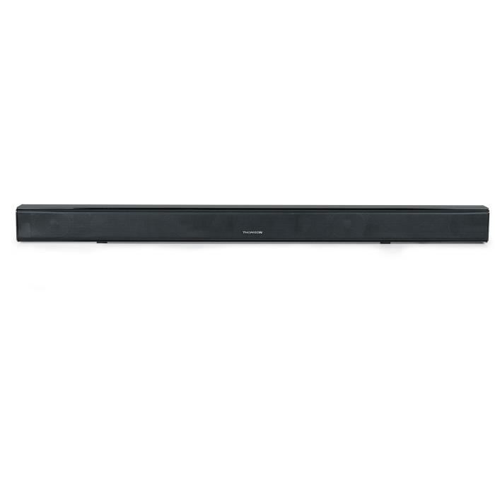 Barre de son - THOMSON - Noire - Bluetooth 5.3, 120W, Entrée TV ARC/CEC, USB, Égaliseur, Télécommande, Alim. 230V