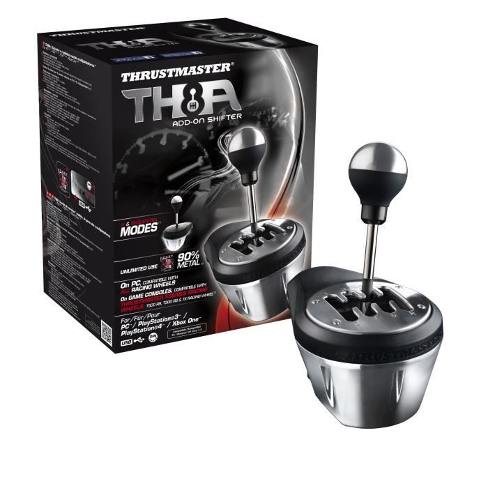 THRUSTMASTER Levier de vitesse TH8A  SHIFTER ADD-ON - PC / PS4 / PS5 / Xbox One