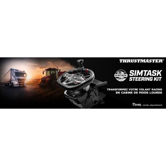 Support de volant - THRUSMASTER - SimTask Steering Kit + boule de manoeuvre - Noir - Compatible T128 & T248 4060302