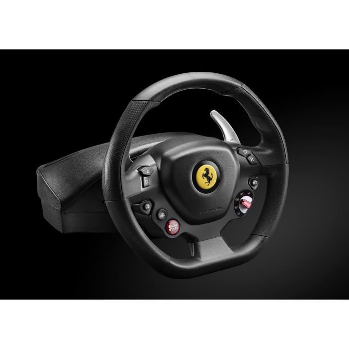 THRUSTMASTER Volant T80 FERRARI 488 GTB Edition -PS4 / PC / Fonctionne avec les jeux PS5*