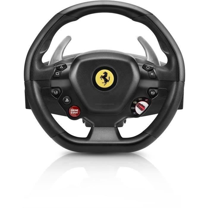 THRUSTMASTER Volant T80 FERRARI 488 GTB Edition -PS4 / PC / Fonctionne avec les jeux PS5*