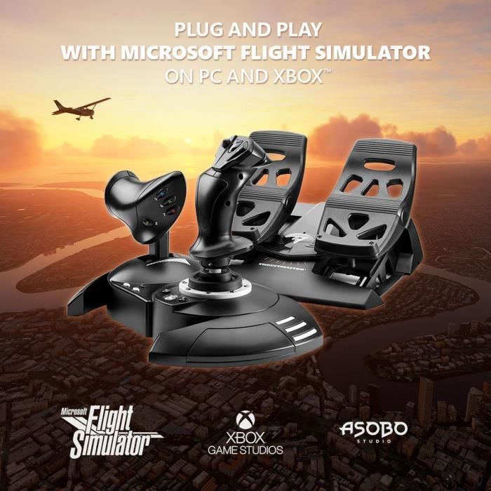 Kit complet pour Simulation de Vol - THRUSTMASTER - T. Flight Full Kit X - Xbox One / Xbox Series X et S / Windows 10