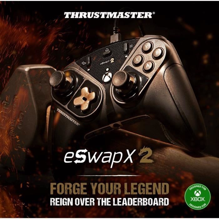 Gamepad Pro entierement modulable - THRUSTMASTER - ESWAP X 2 PRO CONTROLLER - Pour Xbox One XBOX SERIES et PC - Noir