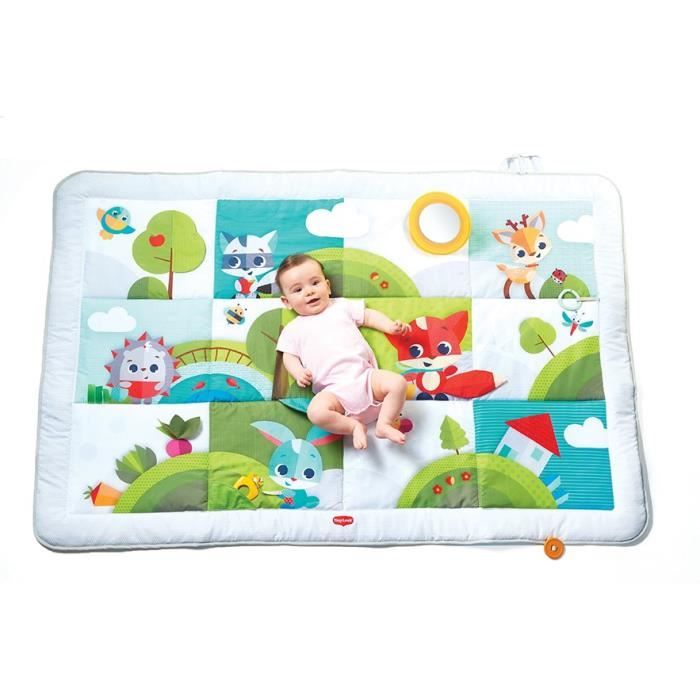 TINY LOVE Tapis d'éveil Géant Pour Bébé, Des la naissance, Collection Dans la Prairie, 150 x 100 cm