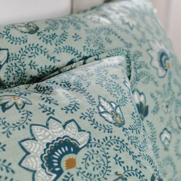 Parure de lit - TODAY - Sunshine - 100% Coton - Bleu - Autres motifs