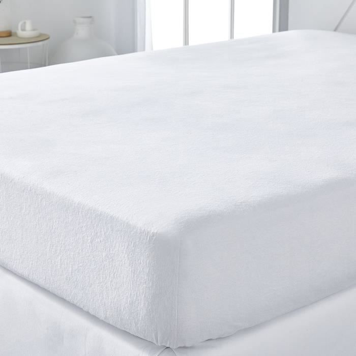 Protege matelas absorbant - TODAY - Essential - Pour lit 2 personnes - 160 x 200 cm a bouillir