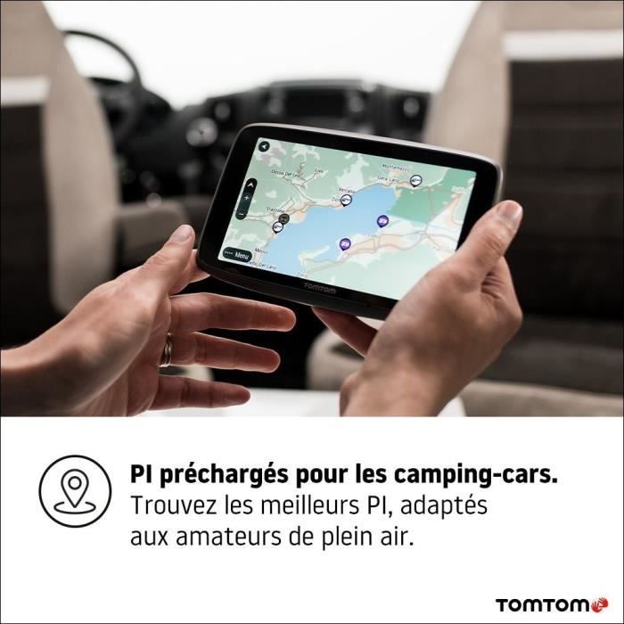 GPS Tomtom GO Camper Tour, écran HD 6''