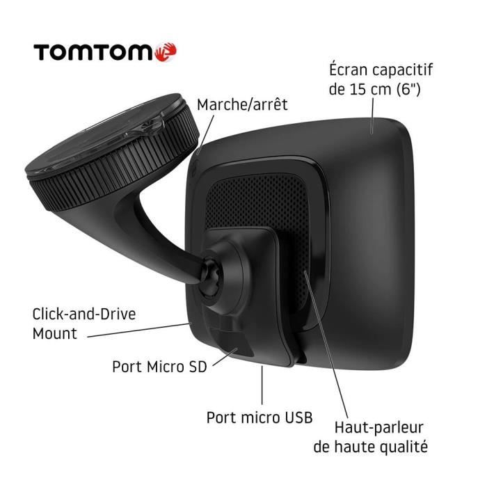 GPS Tomtom GO Camper Tour, écran HD 6''