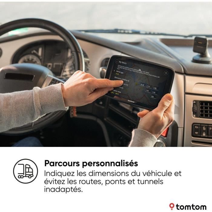 Navigateur GPS poids lourd TOM TOM GO Expert Plus - Écran HD 7 - Cartes monde Premium Pack