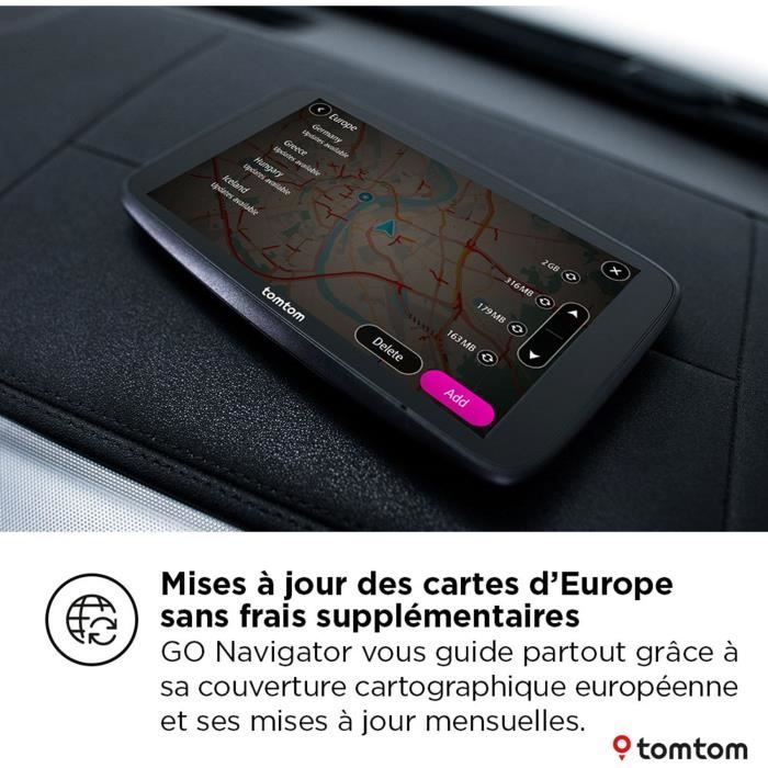 GPS - TOM TOM - GO Navigator - 7 - Cartes monde - Mise a jour Wifi