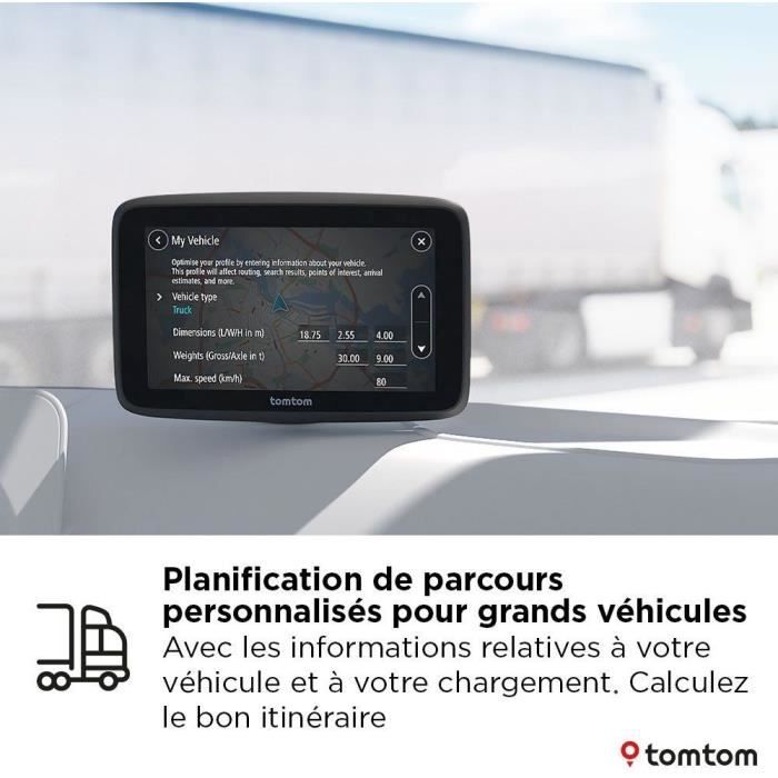 GPS - TOMTOM - GO Professional 5 EU 2eme Génération - Cartes Europe, Services Pro, Écran Tactile