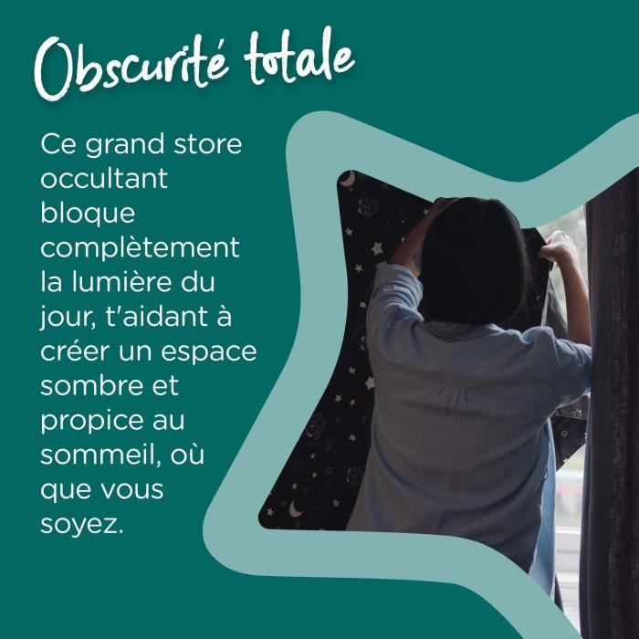 TOMMEE TIPPEE Rideau Occultant GRO-Anywhere Blind Ollie la Chouette