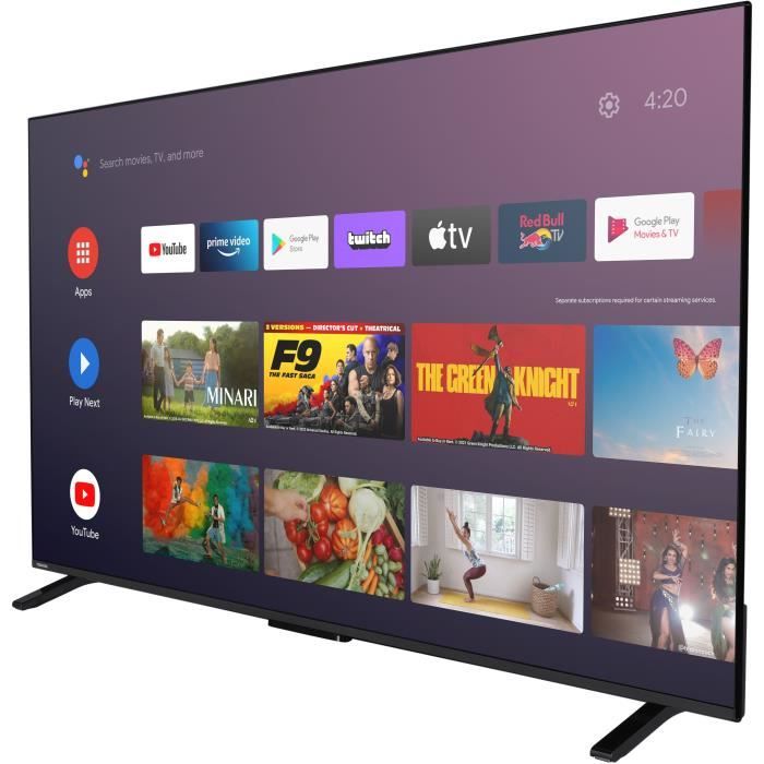 TOSHIBA 65UA2363DG - TV LED 65'' (164 cm) - 4K UHD 3840x2160 - Dolby Vision - TV connecté Android - 3xHDMI - WiFi