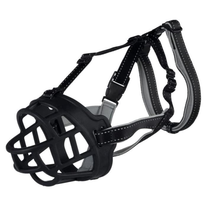 Museliere - TRIXIE - Muzzle Flex - Caoutchouc - Taille M/L - Noir