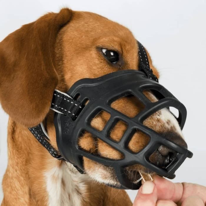 Museliere - TRIXIE - Muzzle Flex - Caoutchouc - Taille M/L - Noir