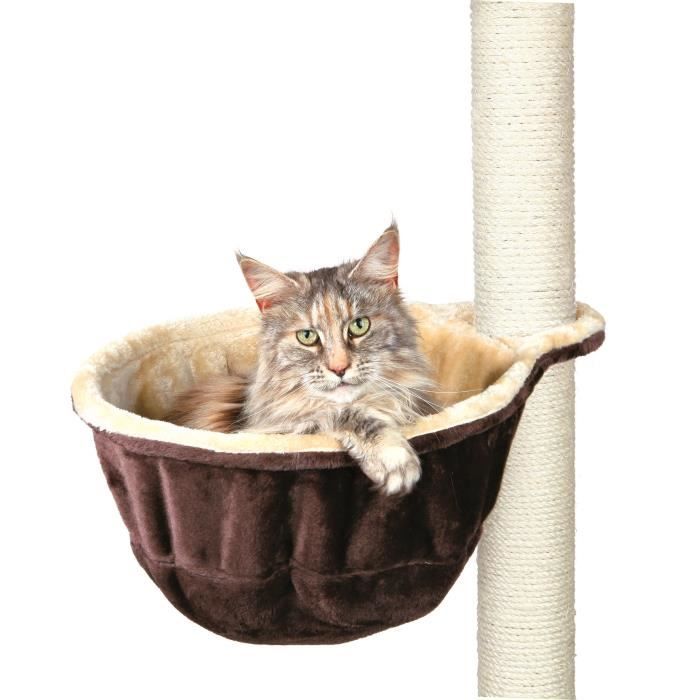 TRIXIE Sac confort pour arbre a chat Ø38 cm  - Brun et beige - Pour chat