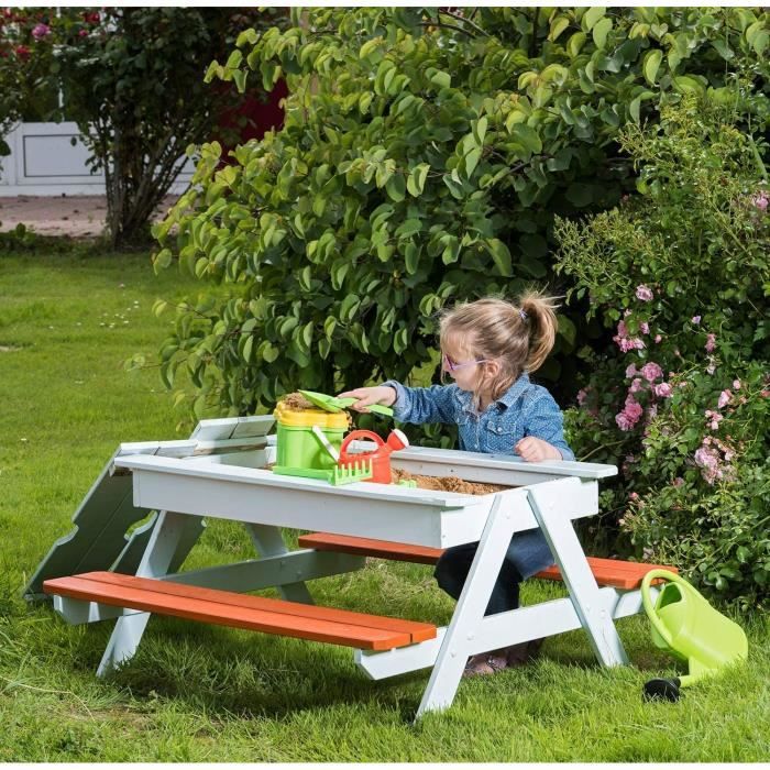 Table PICSAND Enfant avec Bac a Sable intégré