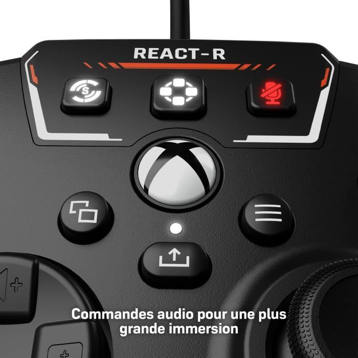 Manette de jeu filaire - TURTLE BEACH - REACT-R Controller filaire - Noir