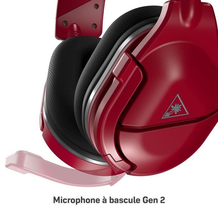 Casque gaming sans fil TURTLE BEACH Stealth 600P Gen2 Max - PS4/PS5/PC Midnight Red