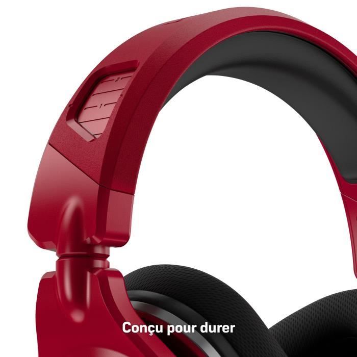 Casque gaming sans fil TURTLE BEACH Stealth 600P Gen2 Max - PS4/PS5/PC Midnight Red