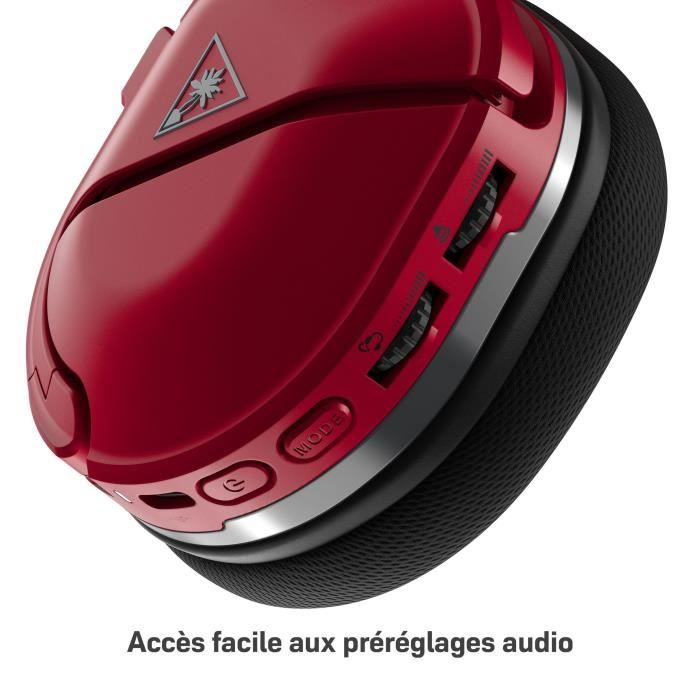 Casque gaming sans fil TURTLE BEACH Stealth 600P Gen2 Max - PS4/PS5/PC Midnight Red