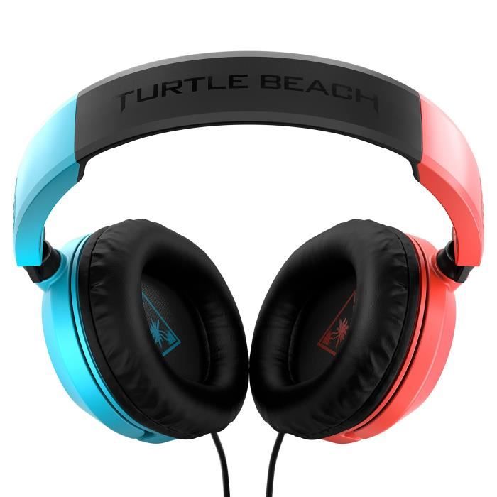 Casque gaming TURTLE BEACH Recon 50N Rouge/Bleu - Confortable et audio immersif