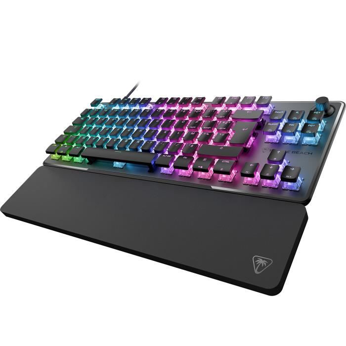 Clavier gaming RGB mécanique magnétique - TURTLE BEACH - Vulcan II TKL Pro - Noir