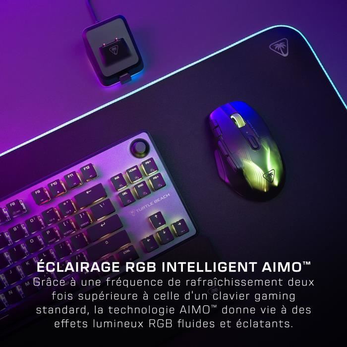 Clavier gaming RGB mécanique magnétique - TURTLE BEACH - Vulcan II TKL Pro - Noir