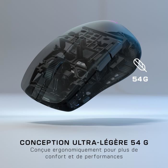 Souris gaming sans fil ultra légere - TURTLE BEACH - Pure Air - Noire