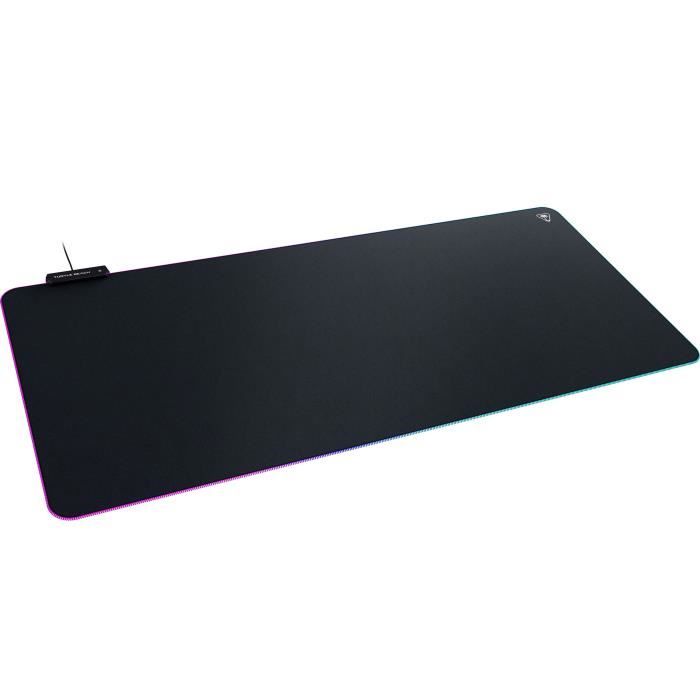 Tapis De Souris De Jeu RGB Ultra Large - TURTLE BEACH - Sense AIMO XXL - Noir